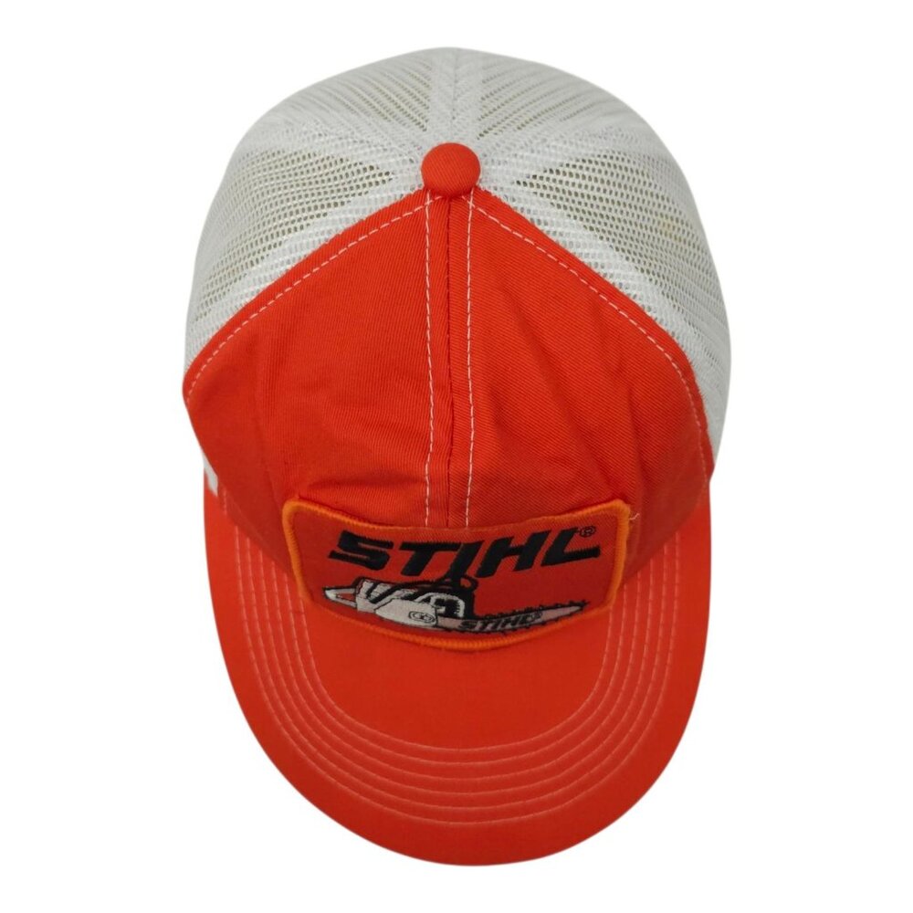 Stihl Chainsaw Logo Patch Mesh Snapback Cap Hat T… - image 6